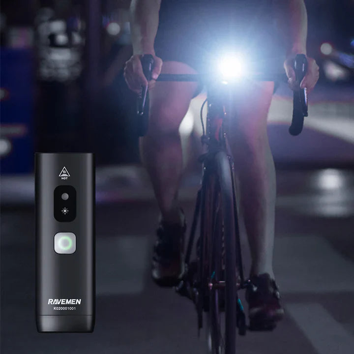 RAVEMEN K1800 Smart Bike Lights with AI Night Riding Mode-3